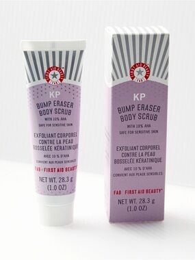 First Aid Beauty KP Bump Eraser Body Scrub 10% AHA 1.0 oz NIB